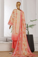 Bin Saeed Stitched 3 Piece Exclusive Printed Cotton Collection'2024-WC-1304-Skin