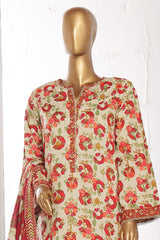 Bin Saeed Stitched 3 Piece Exclusive Printed Cotton Collection'2024-WC-1311-Skin