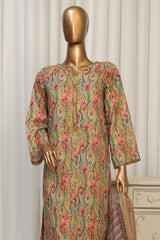 Bin Saeed Stitched 3 Piece Exclusive Printed Lawn Vol-04 Suit-WCK-1912-Yellow
