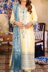 Zarq Barq by Asim Jofa Unstitched 3 Piece Eid Lawn Suit-AJZB-17