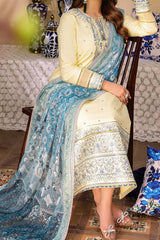 Zarq Barq by Asim Jofa Unstitched 3 Piece Eid Lawn Suit-AJZB-17