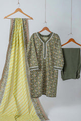 Amna Khadija Unstitched 3 Piece Wrinkle Free Prints Vol-21 Suit-WFP-1128-C