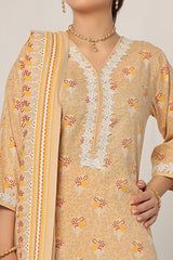 Amna Khadija Unstitched 3 Piece Wrinkle Free Prints Vol-22 Suit-WFP-1134-B