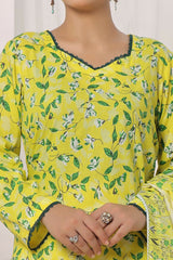 Amna Khadija Unstitched 3 Piece Wrinkle Free Prints Vol-22 Suit-WFP-1136-B
