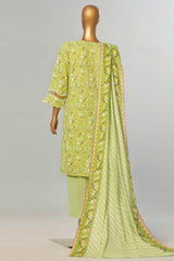 Amna Khadija Unstitched 3 Piece Wrinkle Free Prints Vol-23 Suit-WFP-1138-A