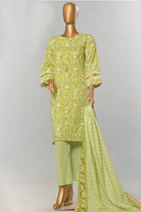Amna Khadija Unstitched 3 Piece Wrinkle Free Prints Vol-23 Suit-WFP-1138-A