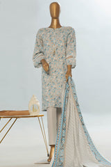 Amna Khadija Unstitched 3 Piece Wrinkle Free Prints Vol-23 Suit-WFP-1138-D