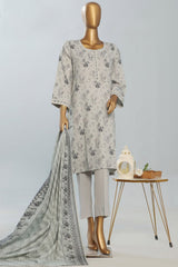 Amna Khadija Unstitched 3 Piece Wrinkle Free Prints Vol-23 Suit-WFP-1139-B