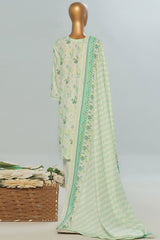 Amna Khadija Unstitched 3 Piece Wrinkle Free Prints Vol-23 Suit-WFP-1139-C