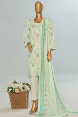 Amna Khadija Unstitched 3 Piece Wrinkle Free Prints Vol-23 Suit-WFP-1139-C