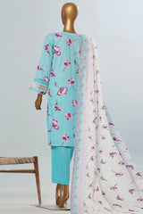Amna Khadija Unstitched 3 Piece Wrinkle Free Prints Vol-23 Suit-WFP-1140-B