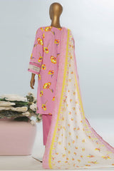 Amna Khadija Unstitched 3 Piece Wrinkle Free Prints Vol-23 Suit-WFP-1140-C