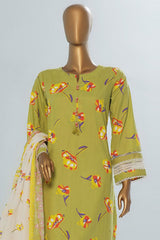 Amna Khadija Unstitched 3 Piece Wrinkle Free Prints Vol-23 Suit-WFP-1140-D