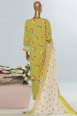 Amna Khadija Unstitched 3 Piece Wrinkle Free Prints Vol-23 Suit-WFP-1140-D