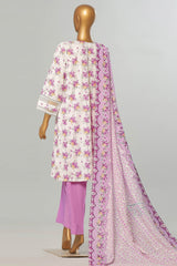 Amna Khadija Unstitched 3 Piece Wrinkle Free Prints Vol-23 Suit-WFP-1141-A