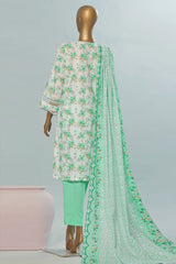 Amna Khadija Unstitched 3 Piece Wrinkle Free Prints Vol-23 Suit-WFP-1141-D