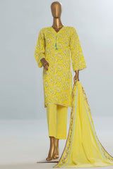 Amna Khadija Unstitched 3 Piece Wrinkle Free Prints Vol-23 Suit-WFP-1142-A