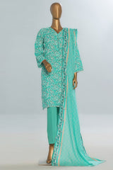Amna Khadija Unstitched 3 Piece Wrinkle Free Prints Vol-23 Suit-WFP-1142-B