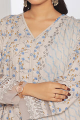 Amna Khadija Unstitched 3 Piece Wrinkle Free Prints Vol-24 Suit-WFP-1143-A