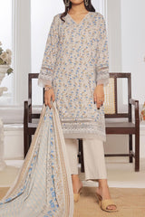 Amna Khadija Unstitched 3 Piece Wrinkle Free Prints Vol-24 Suit-WFP-1143-A
