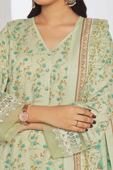 Amna Khadija Unstitched 3 Piece Wrinkle Free Prints Vol-24 Suit-WFP-1143-B