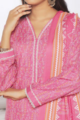 Amna Khadija Unstitched 3 Piece Wrinkle Free Prints Vol-24 Suit-WFP-1145-C