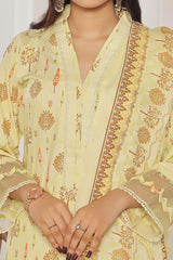 Amna Khadija Unstitched 3 Piece Wrinkle Free Prints Vol-24 Suit-WFP-1146-D