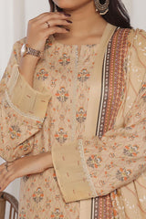Amna Khadija Unstitched 3 Piece Wrinkle Free Prints Vol-24 Suit-WFP-1147-A