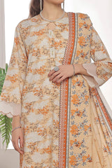 Amna Khadija Unstitched 3 Piece Wrinkle Free Prints Vol-25 Suit-WFP-1149-D