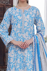Amna Khadija Unstitched 3 Piece Wrinkle Free Prints Vol-25 Suit-WFP-1150-D