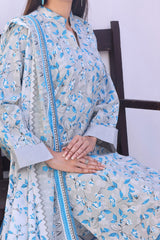 Amna Khadija Unstitched 3 Piece Wrinkle Free Prints Vol-26 Suit-WFP-1153-B