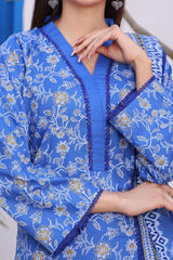 Amna Khadija Unstitched 3 Piece Wrinkle Free Prints Vol-26 Suit-WFP-1154-A