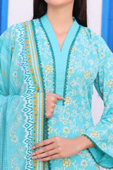 Amna Khadija Unstitched 3 Piece Wrinkle Free Prints Vol-26 Suit-WFP-1154-C