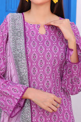 Amna Khadija Unstitched 3 Piece Wrinkle Free Prints Vol-26 Suit-WFP-1155-B