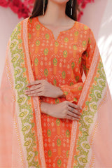 Amna Khadija Unstitched 3 Piece Wrinkle Free Prints Vol-26 Suit-WFP-1156-B