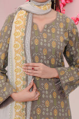 Amna Khadija Unstitched 3 Piece Wrinkle Free Prints Vol-26 Suit-WFP-1156-C