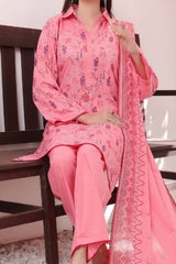 Amna Khadija Unstitched 3 Piece Wrinkle Free Prints Vol-26 Suit-WFP-1157-A