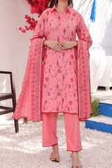Amna Khadija Unstitched 3 Piece Wrinkle Free Prints Vol-26 Suit-WFP-1157-A