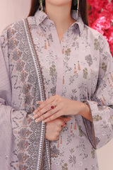 Amna Khadija Unstitched 3 Piece Wrinkle Free Prints Vol-26 Suit-WFP-1157-B