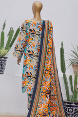 Bin Saeed Stitched 3 Piece Exclusive Printed Khaddar Vol-08 Collection'2024-WK-1184-Multi