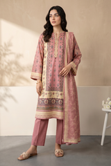 Zellbury Stitched 3 Piece Lawn Pret Suit-WPS2632688