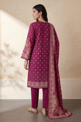 Zellbury Stitched 3 Piece Lawn Pret Suit-WPS2632705