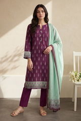 Zellbury Stitched 3 Piece Lawn Pret Suit-WPS2633184