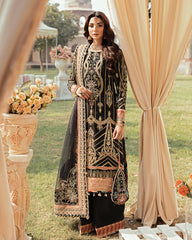 Gulaal Unstitched 3 Piece Wedding Suit-Zareen Embroidered Silk 3-Piece Suit WU-01