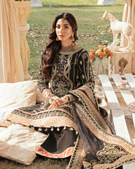 Gulaal Unstitched 3 Piece Wedding Suit-Zareen Embroidered Silk 3-Piece Suit WU-01