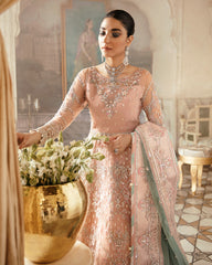 Gulaal Unstitched 3 Piece Wedding Suit-Nagaar Embroidered Net 3-Piece Suit WU-02