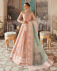 Gulaal Unstitched 3 Piece Wedding Suit-Nagaar Embroidered Net 3-Piece Suit WU-02