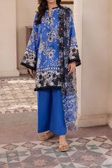 Zellbury Unstitched 3 Piece Digital Printed Lawn Collection'2024-WU-047