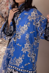 Zellbury Unstitched 3 Piece Digital Printed Lawn Collection'2024-WU-047