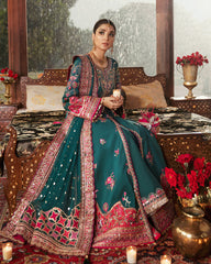 Gulaal Unstitched 3 Piece Wedding Suit-Dilara Embroidered Silk 3-Piece Suit WU-06